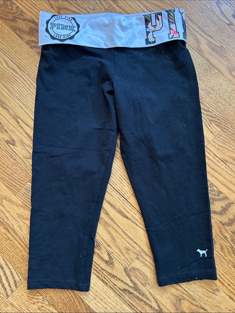 Pink Victoria Secret Yoga Capris size medium